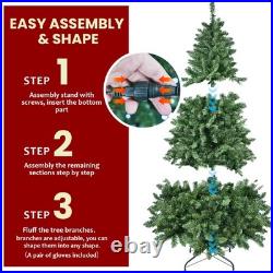 FREE SHIPPING? Christmas Tree, Music withBluetooth 6 Ft, Hinged, 1721 Branches