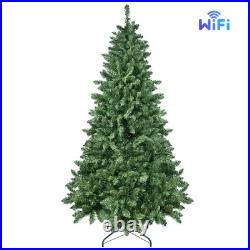 FREE SHIPPING? Christmas Tree, Music withBluetooth 6 Ft, Hinged, 1721 Branches