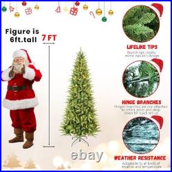 FREE SHIPPING? Light Up Christmas Tree, 7 ft, 1207 Branches, Memory Wire