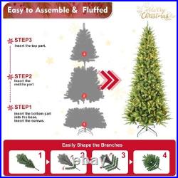 FREE SHIPPING? Light Up Christmas Tree, 7 ft, 1207 Branches, Memory Wire