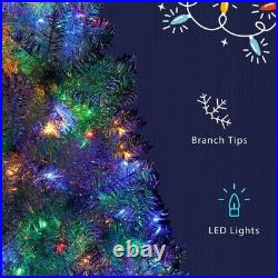 FREE SHIPPING? White Christmas Tree, 300 Lights, 6 Ft, Hinged, 800 Branches