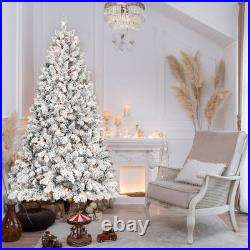 FREE SHIPPING? White Christmas Tree, 6Ft, 350 Lights, 888 Frosted Branches