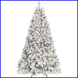 FREE SHIPPING? White Christmas Tree, 6Ft, 350 Lights, 888 Frosted Branches