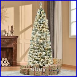 FREE SHIPPING? White Christmas Tree, 6 Feet, Light Up, 1875 Branches