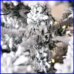 FREE SHIPPING? White Christmas Tree, 6 Feet, Light Up, 1875 Branches