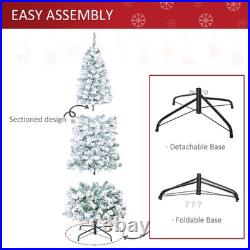 FREE SHIPPING? White Christmas Tree, 6 Feet, Light Up, 1875 Branches
