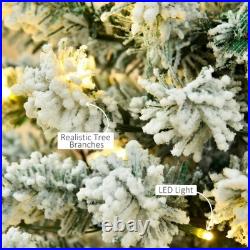 FREE SHIPPING? White Christmas Tree, 6 Feet, Light Up, 1875 Branches