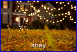 Fairybell Flagpole Christmas Tree Lights 20' Warm White 1200 LED's