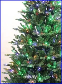 Forest Green Pine Christmas Tree Pre-lit with Dual-color LED lights