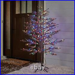 GE 5FT Winterberry Prelit Brown Artificial Christmas Tree with LED Lights GE 5FT Winterberry Prelit Brown Artificial Christmas Tree with LED Lights