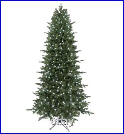 GE 7.5FT Allegheny Fir PreLit LED Artificial Christmas Tree with White Spectrum