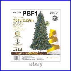 GE 7.5-ft Tahoma Pine Pre-lit Traditional Artificial Christmas Tree LED Lights