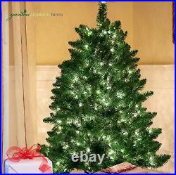 Garden Elements 6.5' Artificial Penn Spruce Christmas Tree 900 Clear Lights