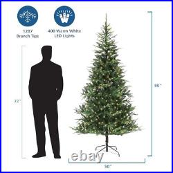 Green Philips 7.5' Pre-lit Christmas Tree