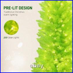 Grinch Theme 7ft Bent Top Whimsical Christmas Tree with 250 LED lights