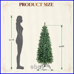 HOLLO STAR 4.5ft Prelit Pencil Christmas Tree, RGBW Lights, App Control