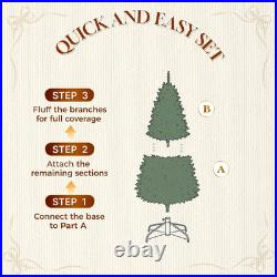 HOLLO STAR 4.5ft Prelit Pencil Christmas Tree, RGBW Lights, App Control