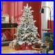HOMCOM_6_Foot_Artificial_Snow_Flocked_Christmas_Tree_with_LED_Lights_01_wxmw