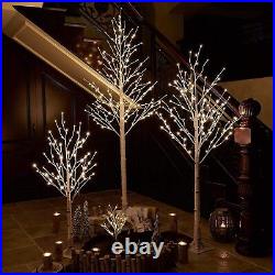Hairui Lighted Birch Tree 8FT 240 Warm White Lights, White Twig Tree with Lights Hairui Lighted Birch Tree 8FT 240 Warm White Lights, White Twig Tree with Lights
