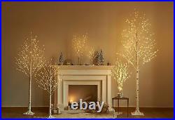 Hairui Lighted Birch Tree 8FT 240 Warm White Lights, White Twig Tree with Lights Hairui Lighted Birch Tree 8FT 240 Warm White Lights, White Twig Tree with Lights