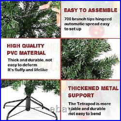 Halloween Tree Artificial Christmas Tree 7.5ft/6ft with Metal Stand for Holiday