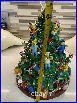 Hamilton Collection Simpsons Lighted Christmas Tree Display Works