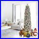 High_Quality_7_5Ft_Snow_Flocked_Artificial_Pencil_Christmas_Tree_WithLights_Indoor_01_ho
