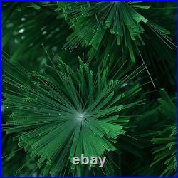 Himaly 4/5/6FT Christmas Tree 7-color Optical Fiber Artificial Xmas Decoration