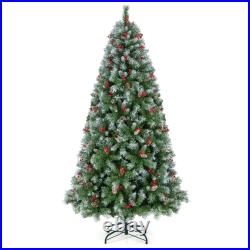 Hinged Christmas Tree with PVC Branch Tips and Warm White LED Lights Hinged Christmas Tree with PVC Branch Tips and Warm White LED Lights