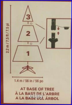 Holiday 7.5' Pre-Lit Artificial Christmas Tree 1850 Micro LEDs