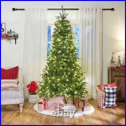 Holiday Living 7.5-ft Brighton Spruce Pre-lit Artificial Christmas Tree
