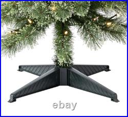 Holiday Time 7ft Pre-Lit Shelton Cashmere Pencil Fir Christmas Tree White LEDs