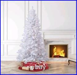 Holiday Time Christmas Tree 7ft Pre-Lit White Duncan Fir Color Changing New