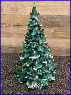 Holland Mold 16 Ceramic Snow Tipped Christmas Tree NO BASE