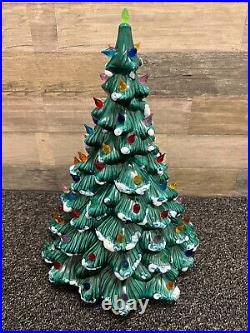 Holland Mold 16 Ceramic Snow Tipped Christmas Tree NO BASE