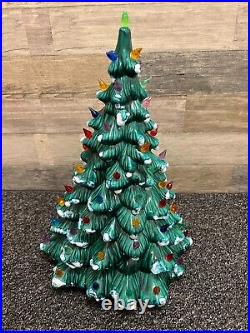 Holland Mold 16 Ceramic Snow Tipped Christmas Tree NO BASE