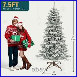 Home 7.5 ft Pre-Lit Grand Duchess Fir Christmas Tree