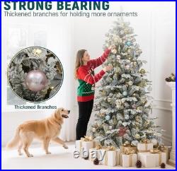 Home 7.5 ft Pre-Lit Grand Duchess Fir Christmas Tree