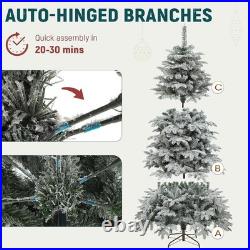 Home 7.5 ft Pre-Lit Grand Duchess Fir Christmas Tree