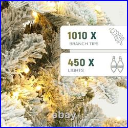 Home 7.5 ft Pre-Lit Grand Duchess Fir Christmas Tree