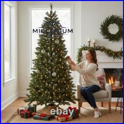 Home Acccents Holiday 6.5 ft. Festive Pine LED Pre-Lit Artificial Christmas Tree