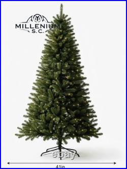 Home Acccents Holiday 6.5 ft. Festive Pine LED Pre-Lit Artificial Christmas Tree