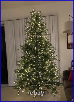 Home Accents 7.5 ft Christmas Tree Pre-Lit 1000 Micro Dot Warm White LED Lights