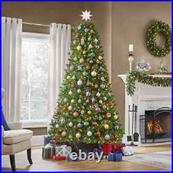 Home Accents 9 ft. Pre-Lit LED Wesley Pine Xmas Tree 650 Color Changing Lights