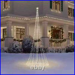 Home Accents Holiday 12 ft. Motion LED Pre-Lit Cone Tree withStar Yard Decoration Home Accents Holiday 12 ft. Motion LED Pre-Lit Cone Tree withStar Yard Decoration