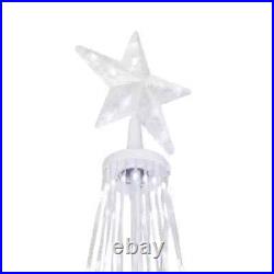 Home Accents Holiday 12 ft. Motion LED Pre-Lit Cone Tree withStar Yard Decoration Home Accents Holiday 12 ft. Motion LED Pre-Lit Cone Tree withStar Yard Decoration