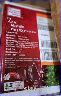 Home Accents Holiday 7.5 Ft. Maysville Pine LED Artificial Christmas Tree