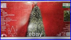 Home Accents Holiday 7.5 ft. Festive Pine LED Pre-Lit Christmas Tree T5