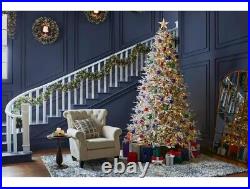 Home Decorators 7.5 ft. Kenwood Fraser Fir Flocked LED Pre-Lit Christmas Tree Home Decorators 7.5 ft. Kenwood Fraser Fir Flocked LED Pre-Lit Christmas Tree