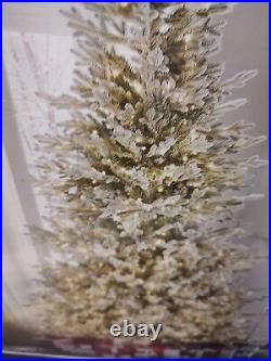 Home Decorators 7.5 ft. Kenwood Fraser Fir Flocked LED Pre-Lit Christmas Tree